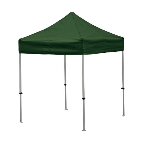 かんたんてんと 1.8m×1.8mスチール&アルミ複合フレーム 深緑 KA/1W-DG 1点