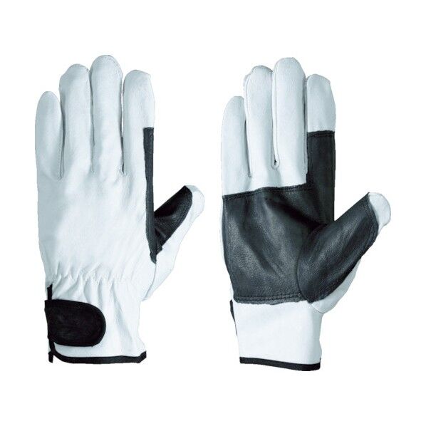 シモン 豚革手袋 718豚白当革黒M(1PK=1双) 27 x 14 x 1.3 cm PL718KAM 1双