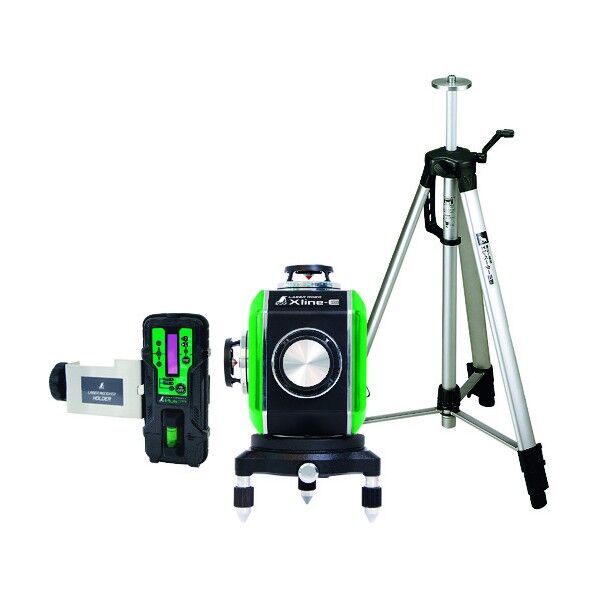 レーザー墨出器 レーザーロボ Xline-E グリーン 受光器・三脚セット 71620 1台