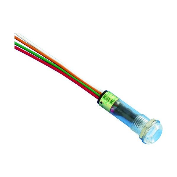 モールドフレーム形2色・3色発光式高輝度LED表示灯 3色発光