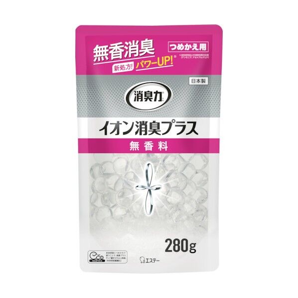 消臭力クリアビーズ イオン消臭プラス つめかえ 無香料 ST12670 1点