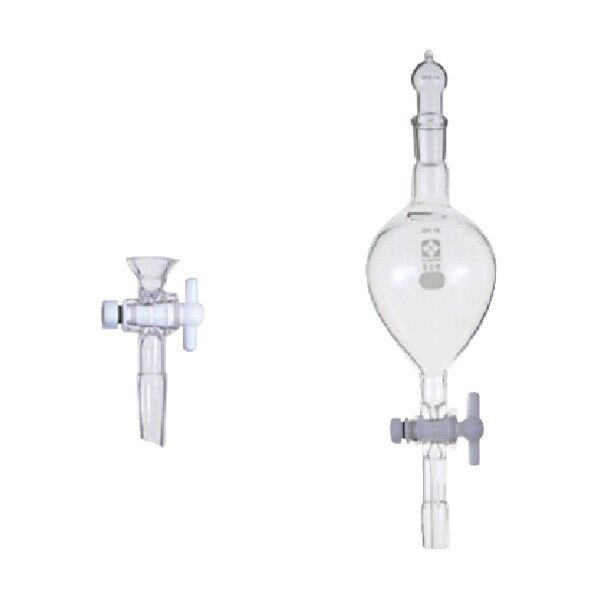 SPC分液ロート PTFEコック付 100mL 030240-19100 1個
