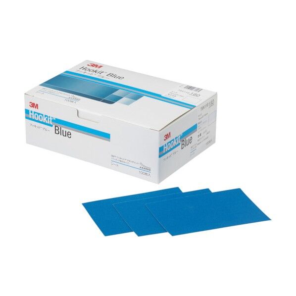 ブルーサンディングシート 75×110mm #120 HSHT12075X110B 8549927 便利グッズ(文具・OA機器) H/SHT 120 75X110B 100枚