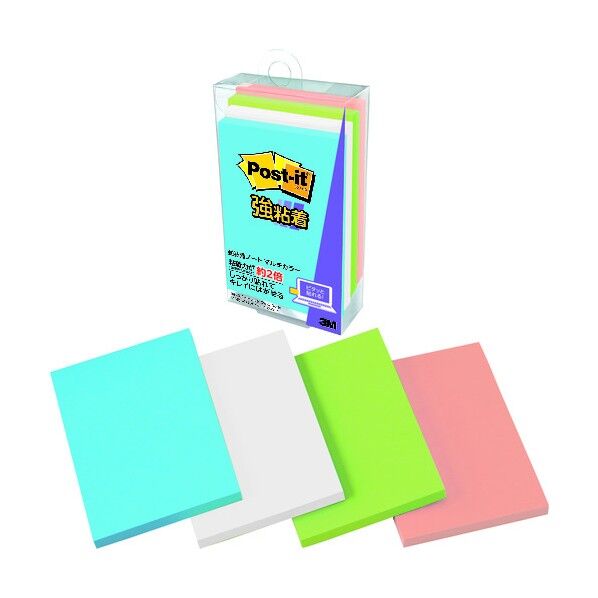 ポスト・イット強粘着見出しマルチカラー4 656SS-MC-4 1個
