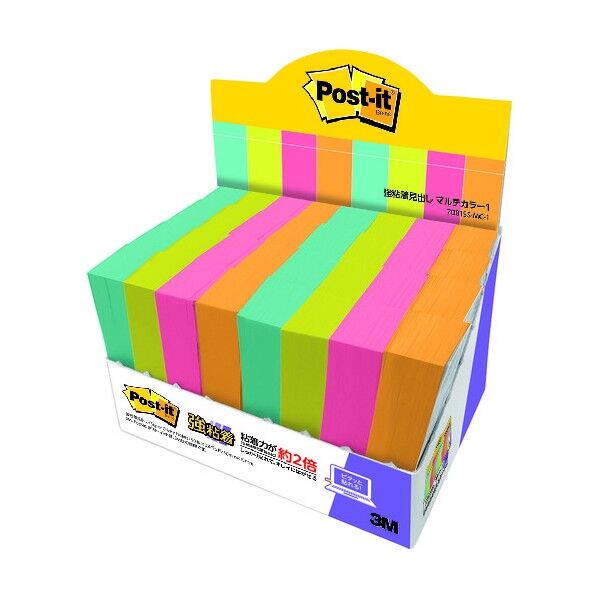 ポスト・イットR 強粘着マルチカラー 7001SS-MC-1 1個