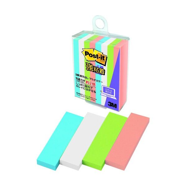 ポスト・イット強粘着見出しマルチカラー4 700SS-MC-4 1個