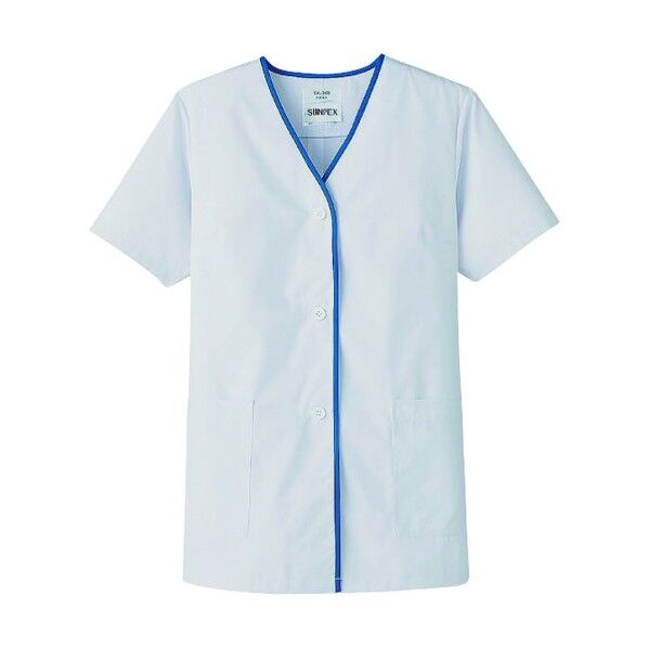 女性用デザイン白衣 半袖 FA-349 3L