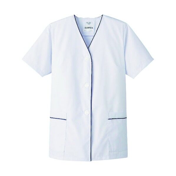 白衣・半袖 FA-382 (ホワイト) 3L SHK425 1個