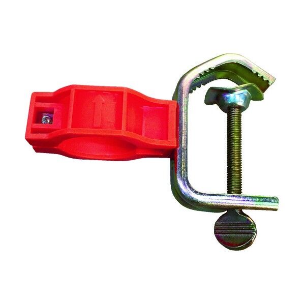 F型ホルダー(オレンジ)工事灯用金具