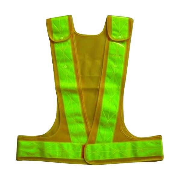 サイズ調整反射ベスト 黄/黄 6850124 1点