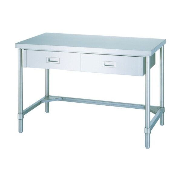 ステンレス作業台片面引出付三方枠 ADT-18060 1