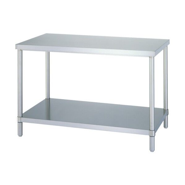ステンレス作業台ベタ棚 WB-15045 1個