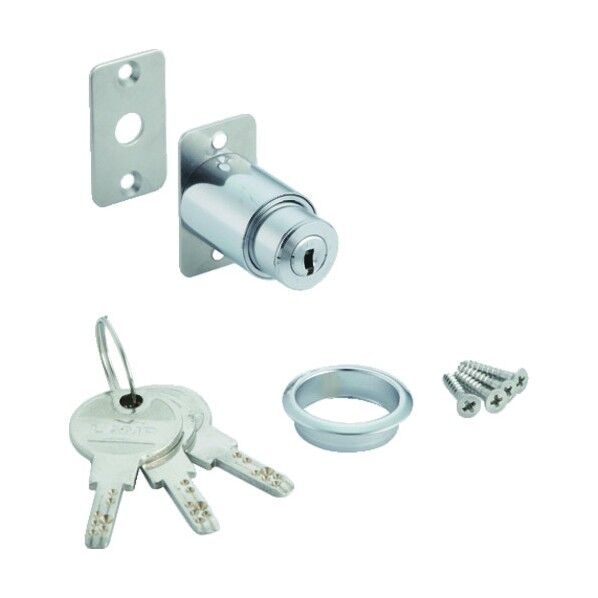 150001231 2400M-25-Dシリンダープッシュ錠 2400M-25-D 1セット