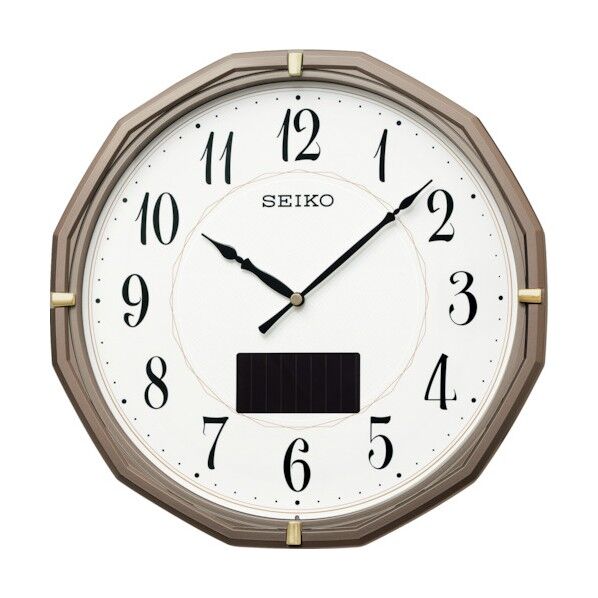 ハイブリッドソーラー電波掛時計 SF244N 1点