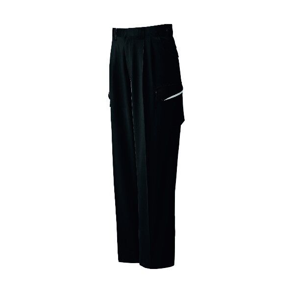 夏 ツータックカーゴパンツ ブラック色 70サイズ WA10475-9-70 1点