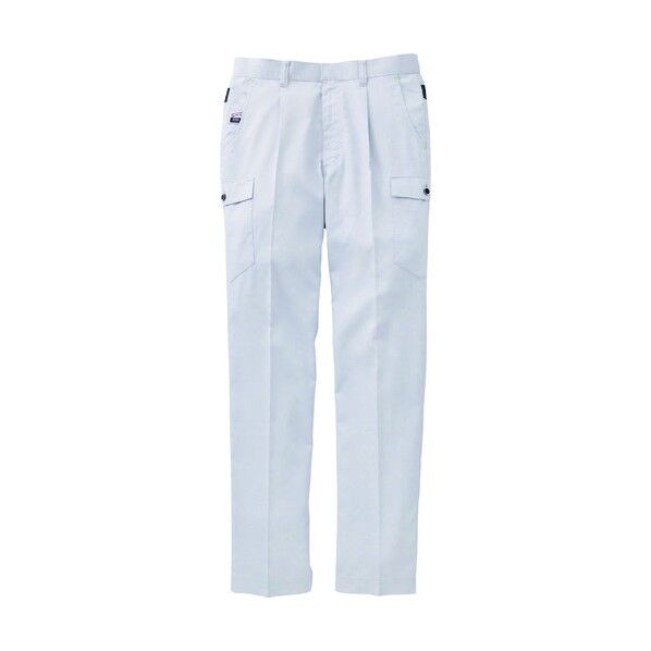 夏 ワンタックカーゴパンツ シルバー色 82サイズ WA11815-6-82 1点