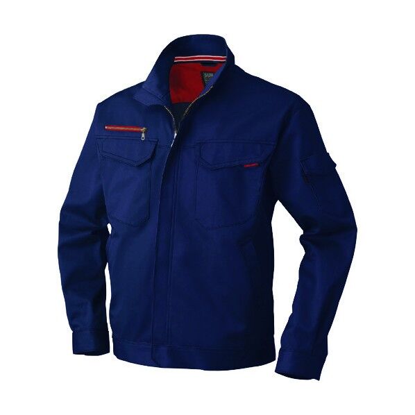 冬 長袖ジャケット ネイビー色 Mサイズ WA21221R-3-M 1点