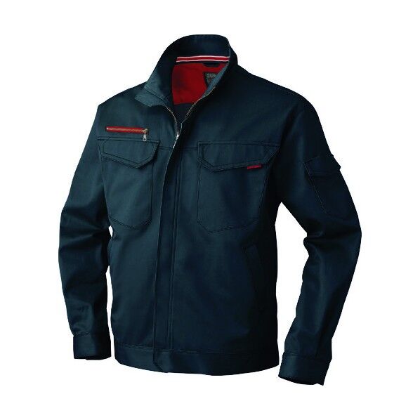 冬 長袖ジャケット チャコール色 4Lサイズ WA21221R-69-4L 1点