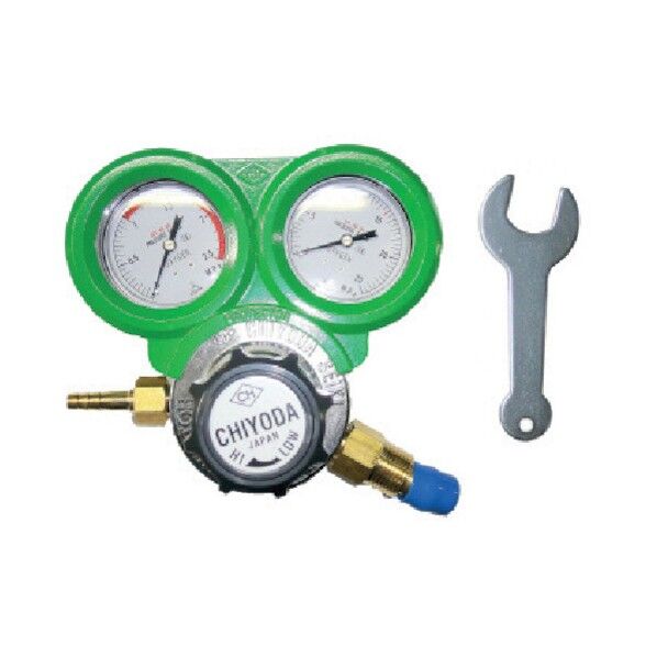 千代田 酸素用調整器アスターデラックス(関西式)乾式安全器取付型 ASTER 1個