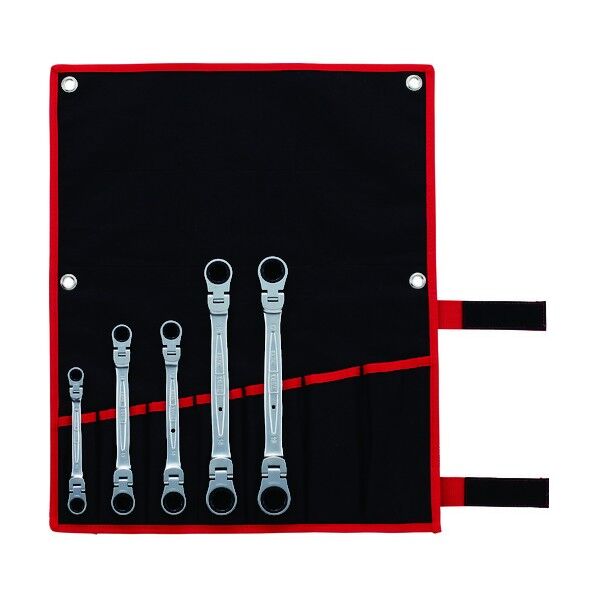 両首振ラチェットめがねレンチ セット