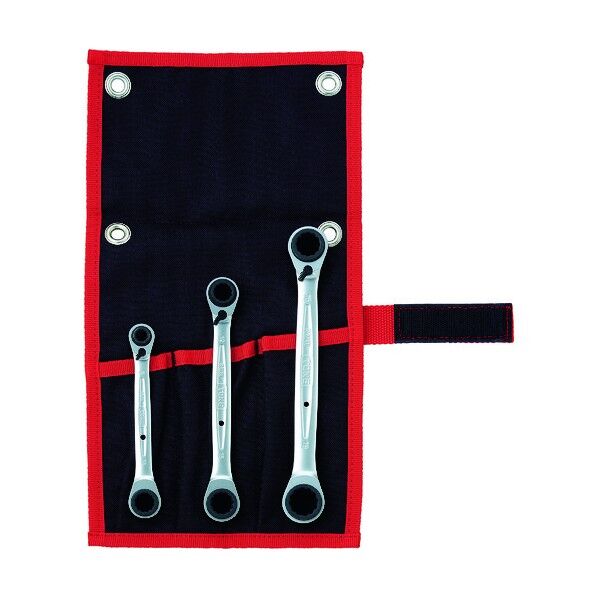 4ウェイラチェットめがねレンチセット3pcs