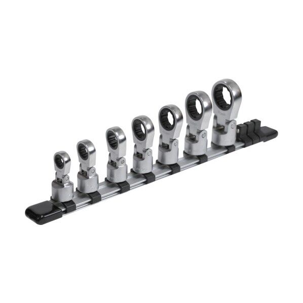 フレックスラチェットめがねソケットセット(ホルダー付) HRM307F 1点