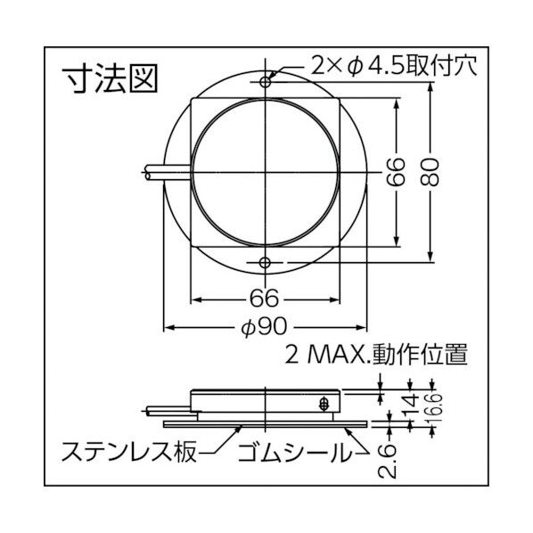 フットスイッチ(多機能形) P形シリーズ(薄い多機能形)