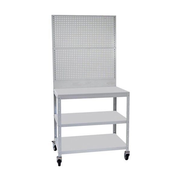 スーパーラックデスク型Pパネル付 コンセント付 ウレタン車輪付 BDD-993PTNCUW 1台