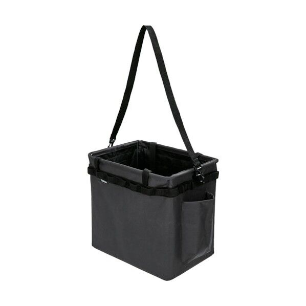 ワンタッチバケット黒色 W350XD260XH340mm TOB350-BK 1点