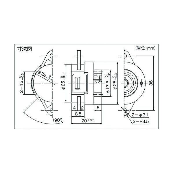 TOK ロータリーダンパ TD62 27×34×20MM TD62W1-1500 1個