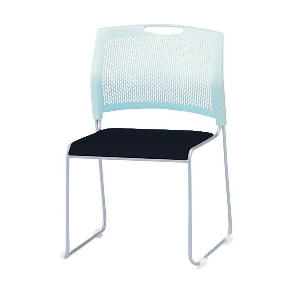 ミーティングスタッキングチェア 布張り