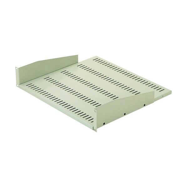 放熱穴付EIAラック収納棚 2U ベージュ塗装 HRE88-315A 1点