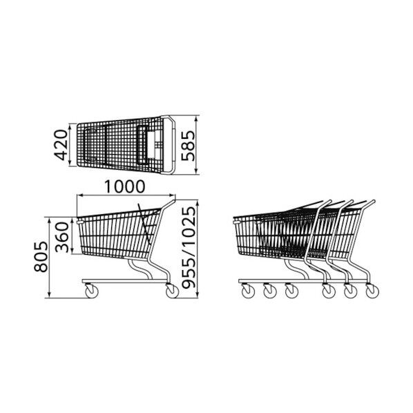 ロイヤルカート TY-605X 1台