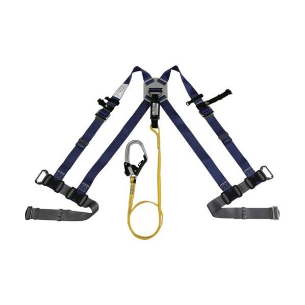フルハーネス安全帯匠(ランヤード付き) 551-N-S-B 1