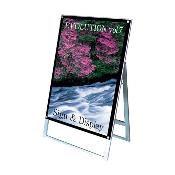 ポスター用スタンド看板 B1 片面 面ブラック PSSK-B1KB 6300020246 1点