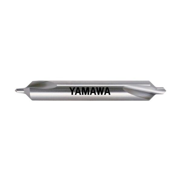ヤマワ 弱ねじれ溝A形90° センタ穴ドリル CD-Q 1X90°X4 CD-Q-1X4 1点