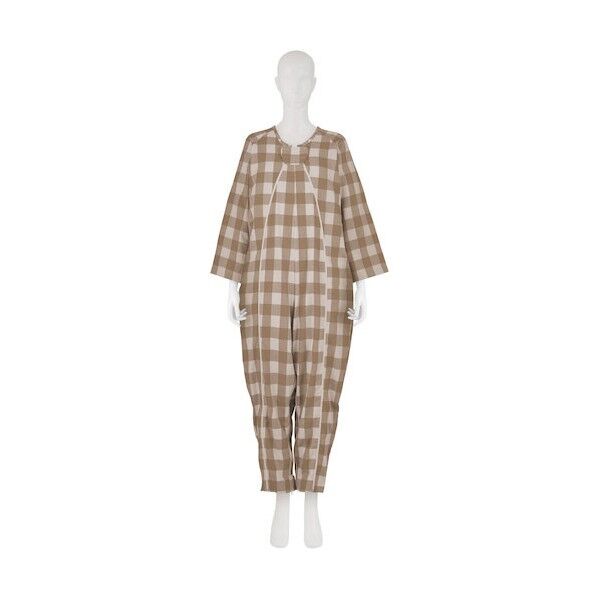 フドーねまきA 厚手 LL チェックベージュ 107095 1枚