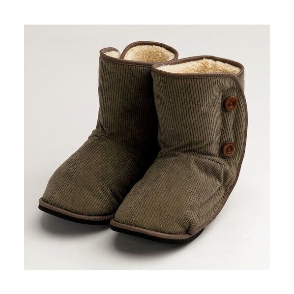 大きく開くルームブーツ カーキ 3L(26.5~27.5CM) 22380540061 1点