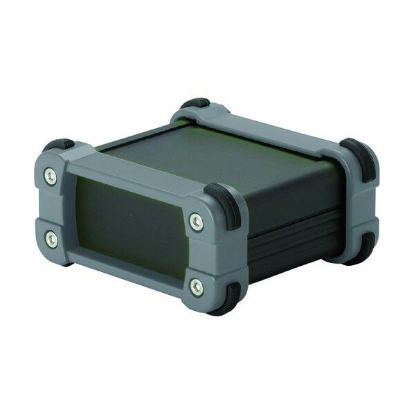 コーナーガード付アルミケースアルミパネルタイプ ブラック/グレー EXP20-12-30BG 1点