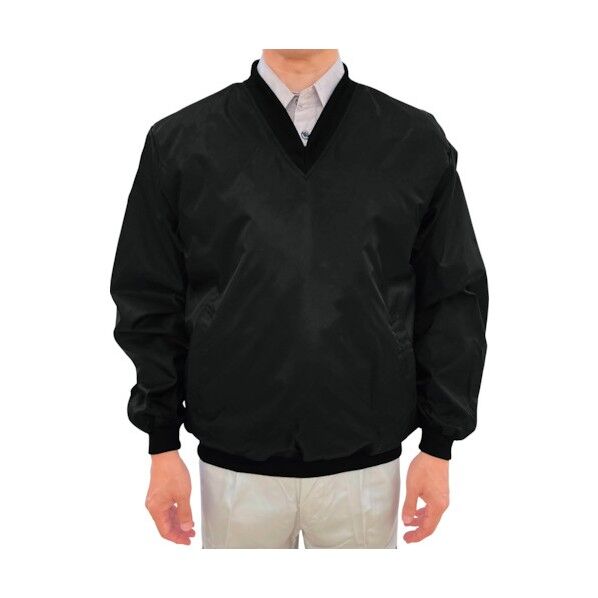 14695 Vネック中綿キルトヤッケ ブラック3L 14695 BK 3L 1枚