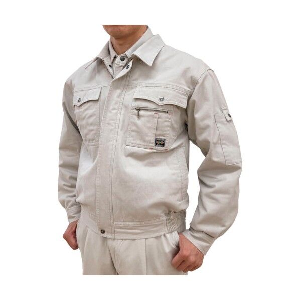 綿100%ブルゾン ベージュ L 30400 BE L 1枚