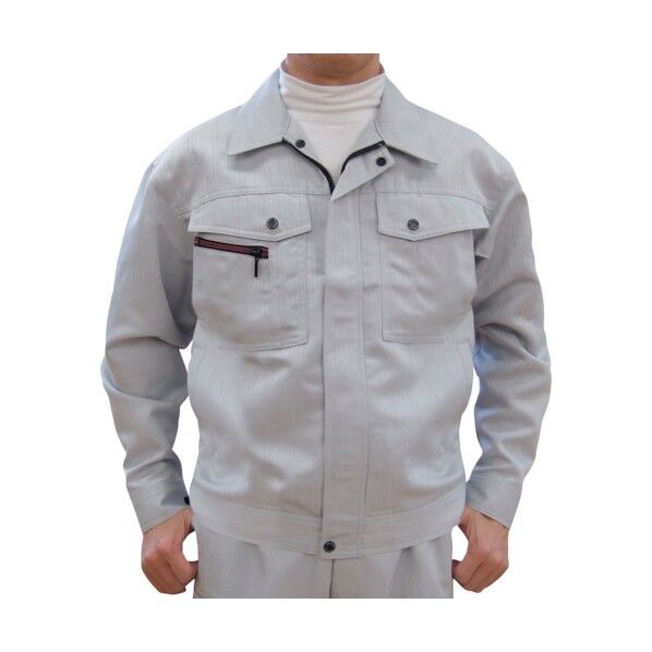 シャドーストライプブルゾン シルバー 3L 33701 SL 3L 1枚