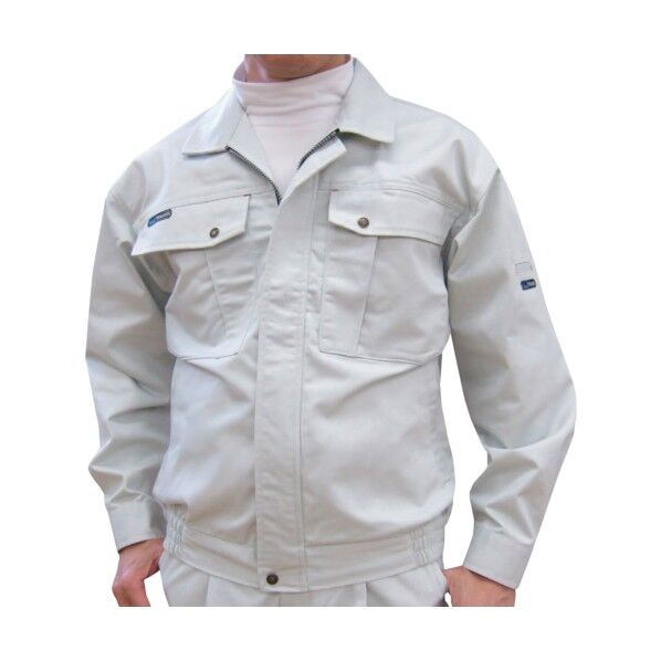 綿混ブルゾン シルバーグレー 3L 7600 SG 3L 1枚