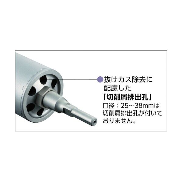 ユニカ ＥＳコアドリルＡＬＣ用３２ｍｍＳＤＳシャンク ES-A32SDS 1点