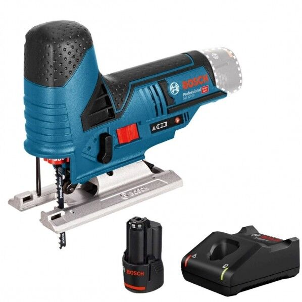 ボッシュ 10.8Vコードレスジグソー+バッテリー充電器セット 239×171×80mm ブルー GST10.8V-LIHSET 1点...
