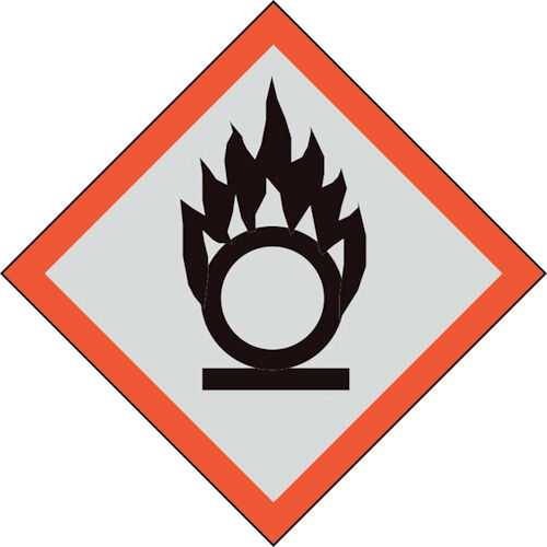 GHSラベル 大 円上の炎 846-102 1点