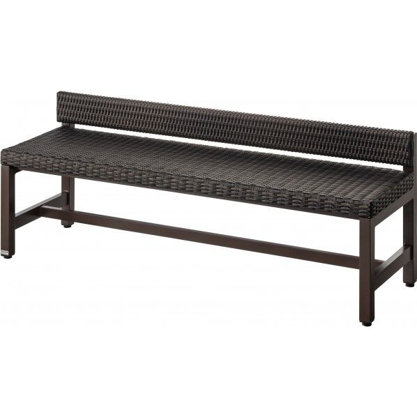 ベンチYB-112L-PE1500(背付)