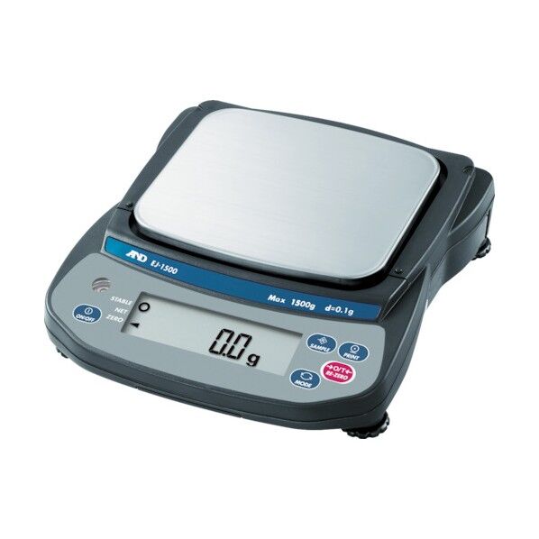 コンパクト電子天びん0.1G/1500G EJ1500 1点