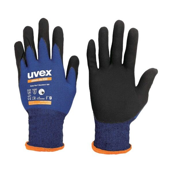 ニトリル背抜き手袋 アスレティック ライトESD XL 6003570 1点