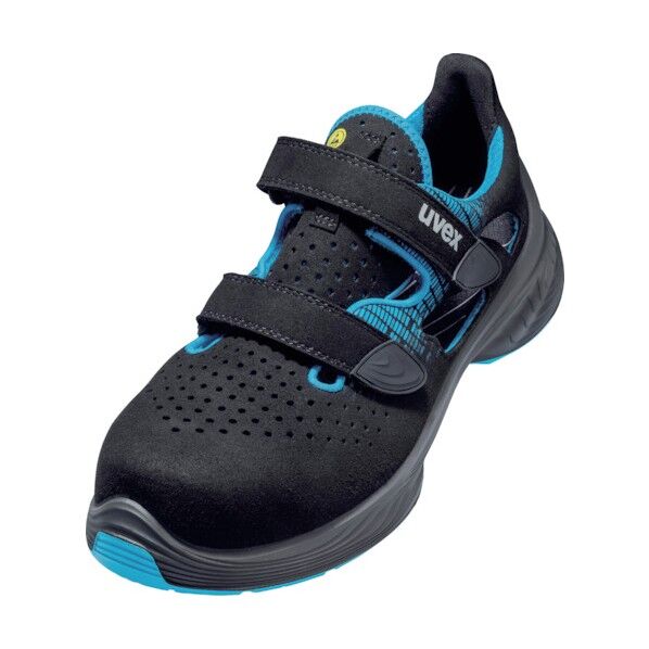 ウベックス1G2サンダルS1SRCブラック/ブルー27.5CM 6828643 1点